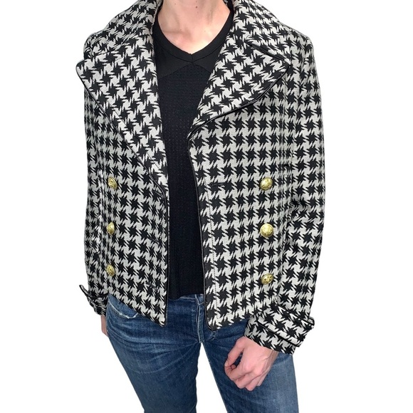 J.Crew Houndstooth Double Breasted Blazer Jacket - Picture 3 of 12